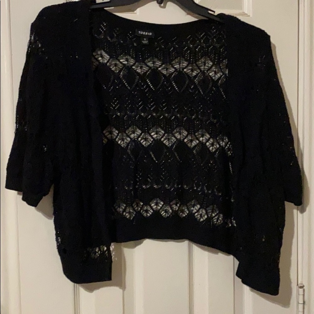 Torrid crochet bolero